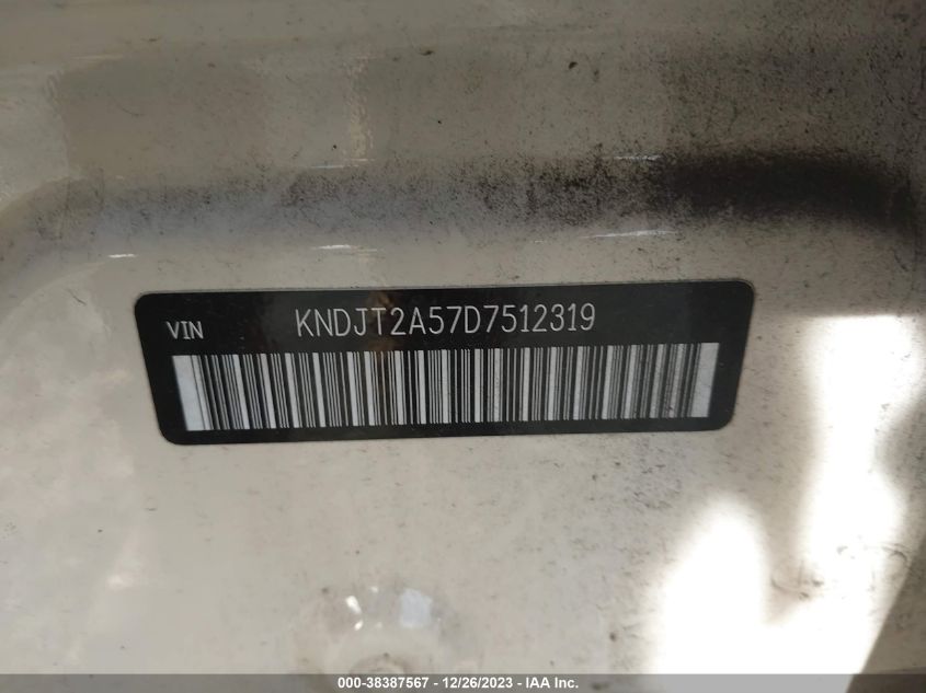2013 KIA SOUL - KNDJT2A57D7512319