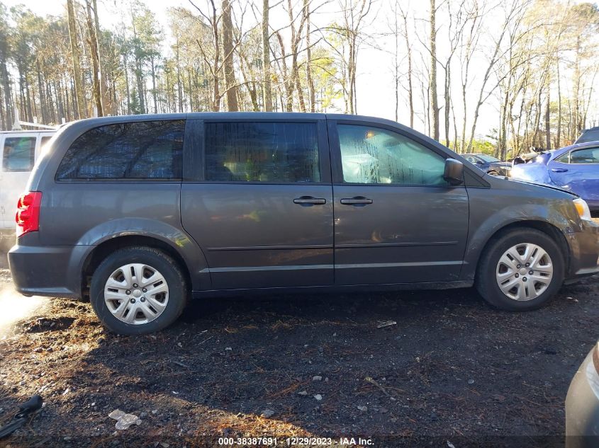 2016 DODGE GRAND CARAVAN SE - 2C4RDGBG5GR124568