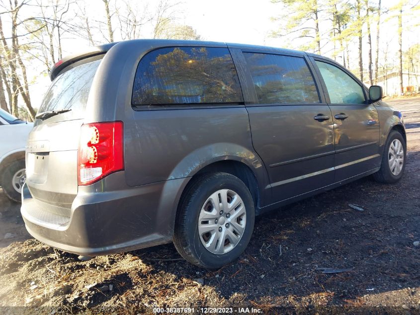 2016 DODGE GRAND CARAVAN SE - 2C4RDGBG5GR124568