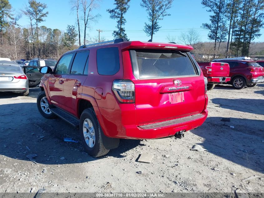 2023 TOYOTA 4RUNNER SE/SR5/SR5 PREMIUM/LIMITED/TRD SPORT/TRD OFF ROAD/TRD OFF ROAD PREM/TRD PRO - JTEMU5JR8P6114976