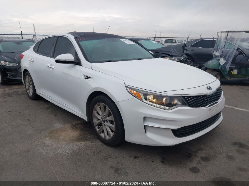 2016 KIA OPTIMA EX - 5XXGU4L35GG075043