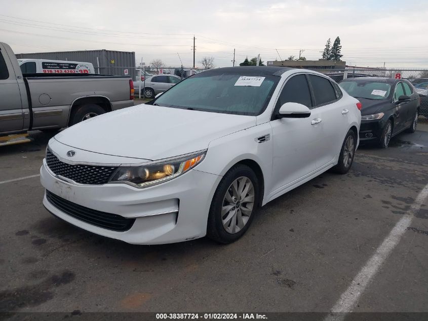 2016 KIA OPTIMA EX - 5XXGU4L35GG075043