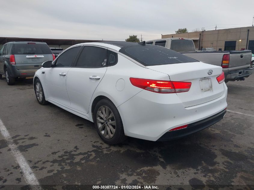 2016 KIA OPTIMA EX - 5XXGU4L35GG075043