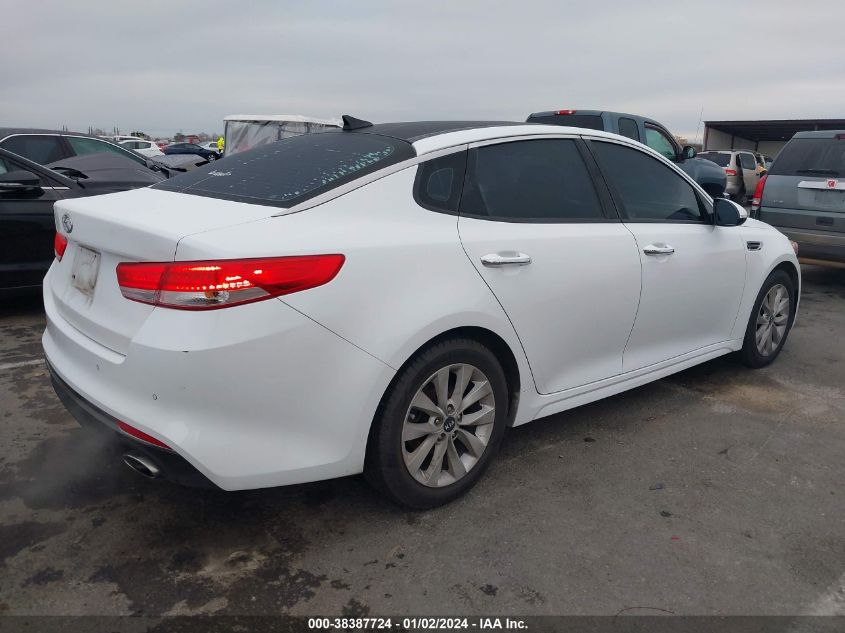 2016 KIA OPTIMA EX - 5XXGU4L35GG075043