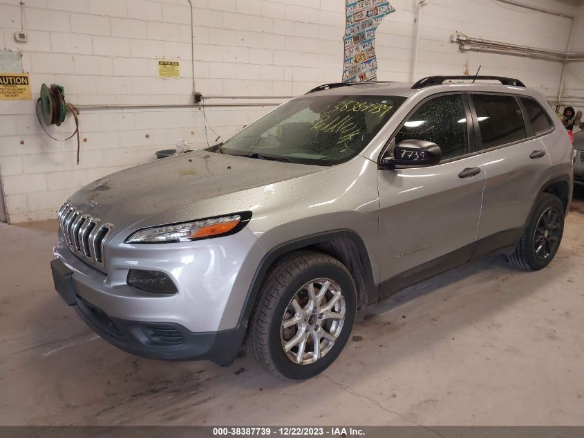 2016 JEEP CHEROKEE SPORT - 1C4PJLAB7GW257841