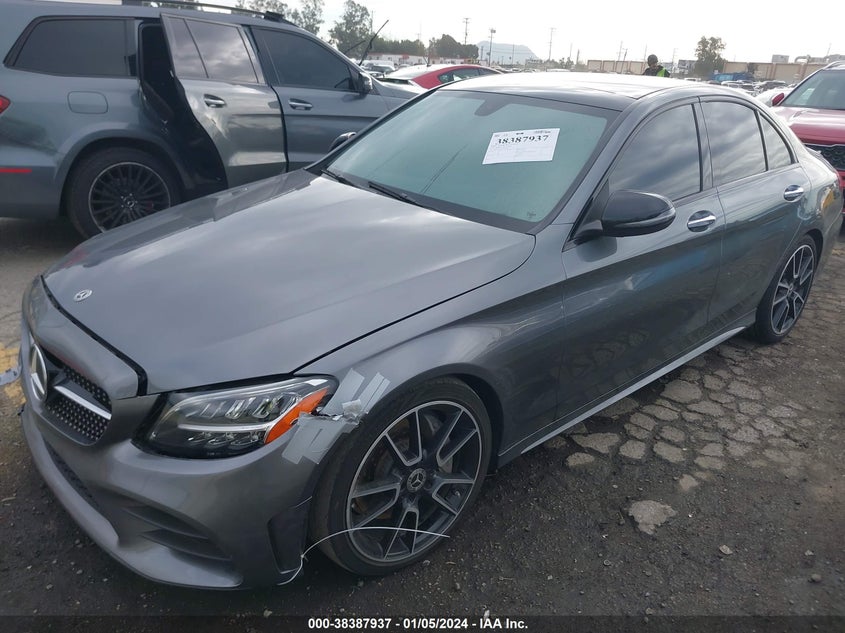 VIN W1KWF8DB4LR598554 2020 MERCEDES-BENZ C 300