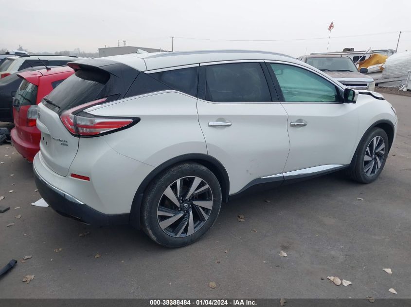 2016 NISSAN MURANO S/SL/SV/PLATINUM - 5N1AZ2MH7GN114818