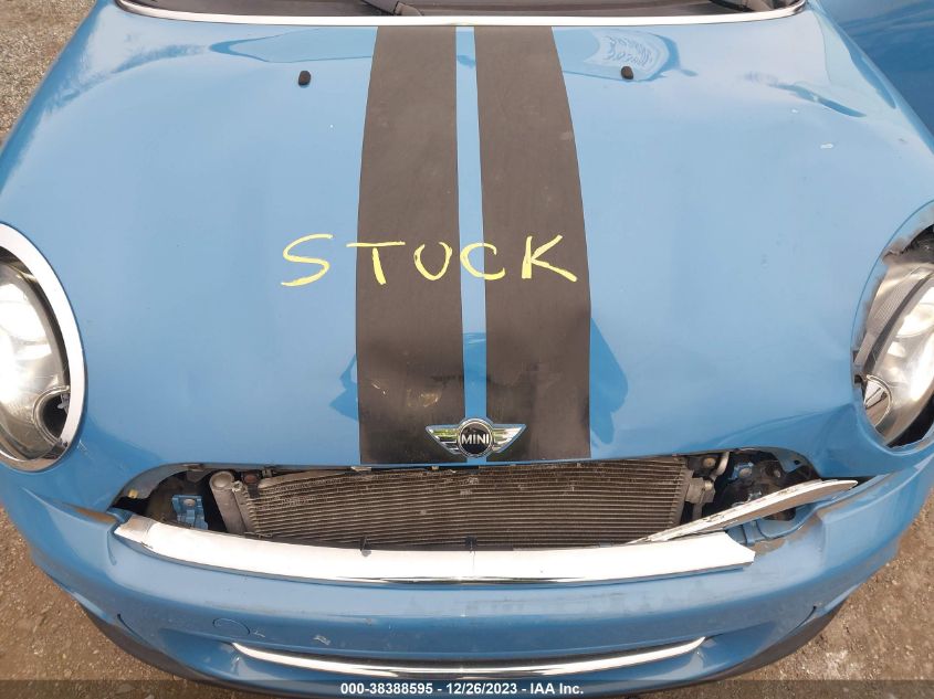 2013 MINI CONVERTIBLE WMWZN3C52DT568933
