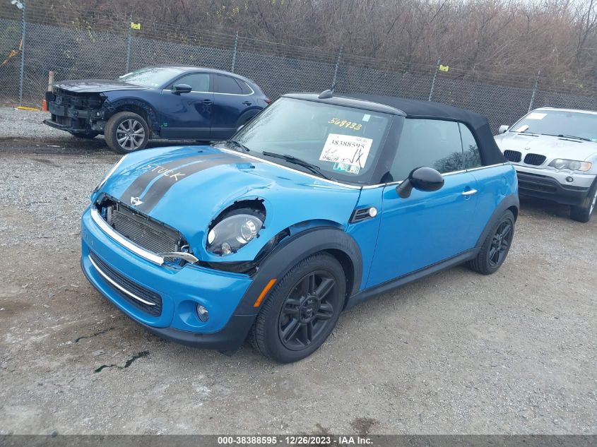 2013 MINI CONVERTIBLE WMWZN3C52DT568933