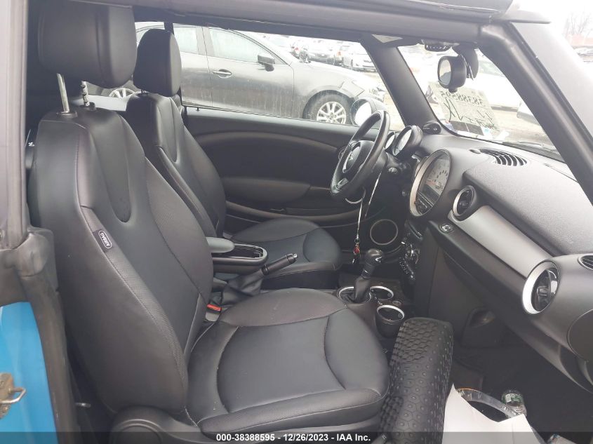 2013 MINI CONVERTIBLE WMWZN3C52DT568933