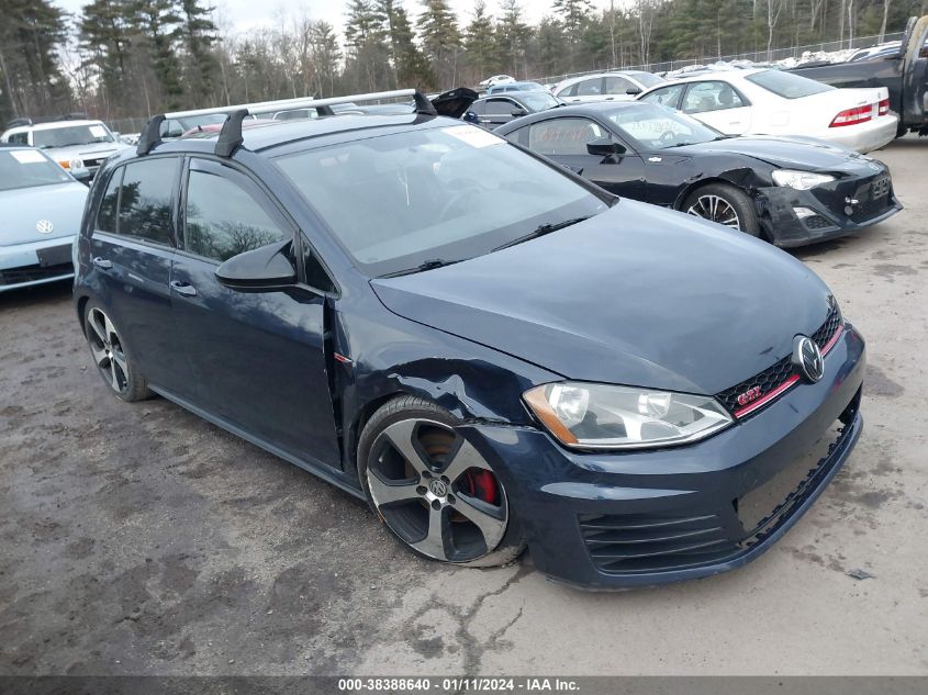 2016 VOLKSWAGEN GOLF GTI S 4-DOOR - 3VW5T7AU1GM057223