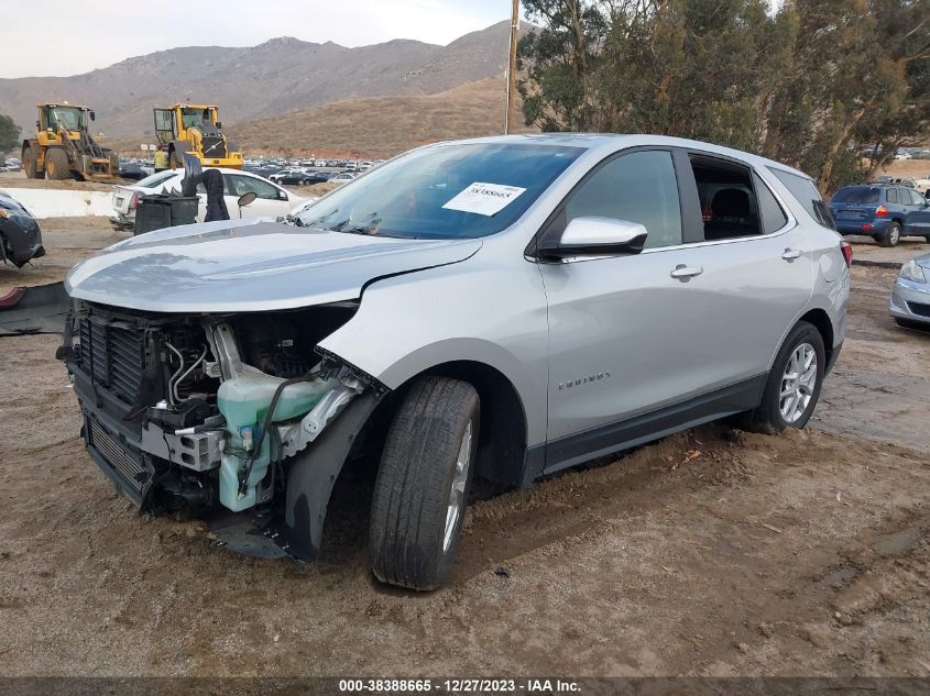 2022 CHEVROLET EQUINOX LT - 3GNAXJEV2NL224558