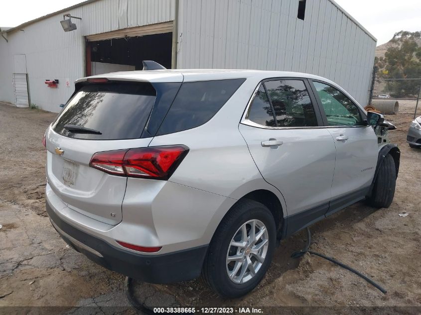 2022 CHEVROLET EQUINOX LT - 3GNAXJEV2NL224558