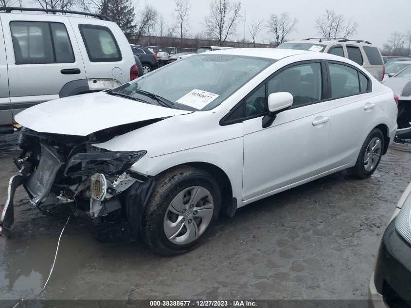 2014 HONDA CIVIC LX - 19XFB2F59EE030583