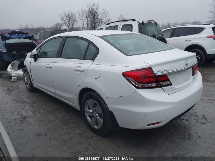 2014 HONDA CIVIC LX - 19XFB2F59EE030583