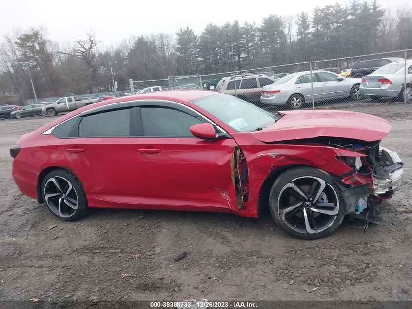 VIN 1HGCV1F36JA043387 2018 HONDA ACCORD SPORT