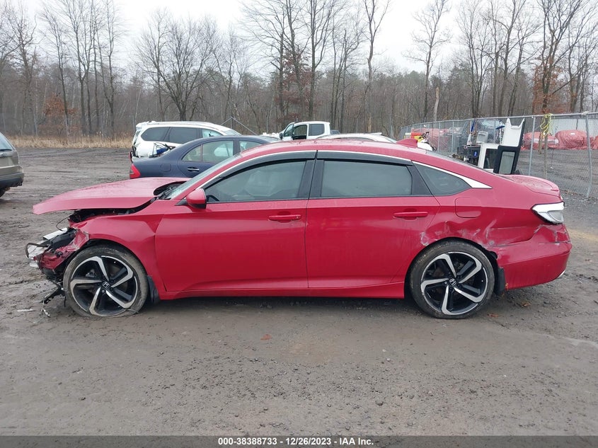 VIN 1HGCV1F36JA043387 2018 HONDA ACCORD SPORT
