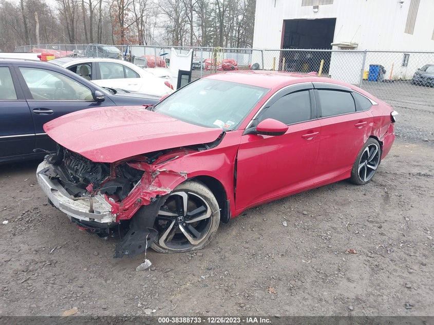VIN 1HGCV1F36JA043387 2018 HONDA ACCORD SPORT