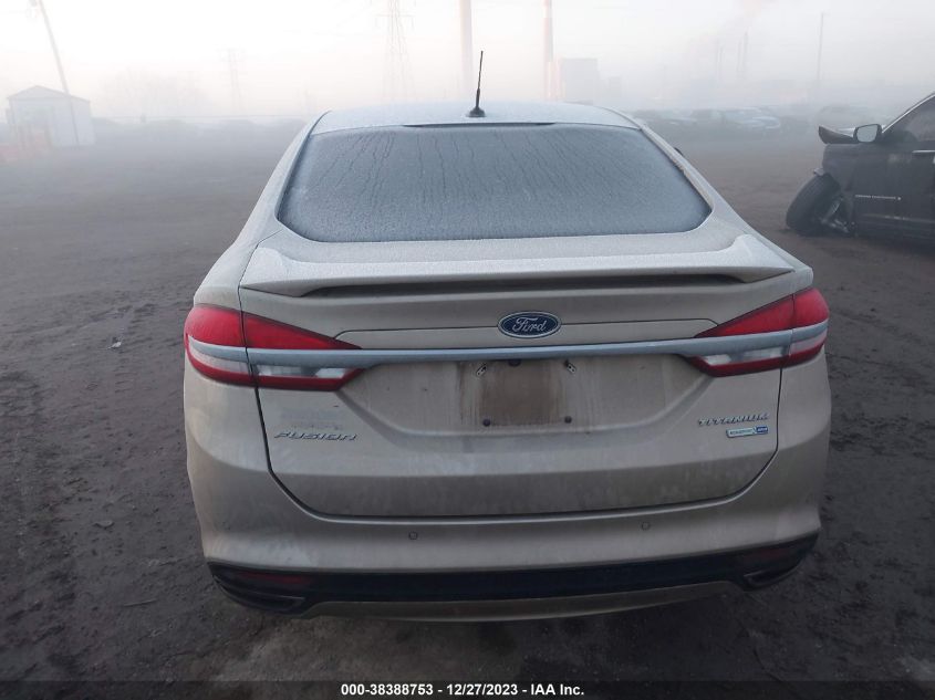 2018 FORD FUSION TITANIUM/PLATINUM - 3FA6P0D94JR205889
