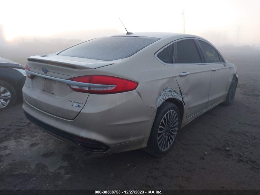 2018 FORD FUSION TITANIUM/PLATINUM - 3FA6P0D94JR205889