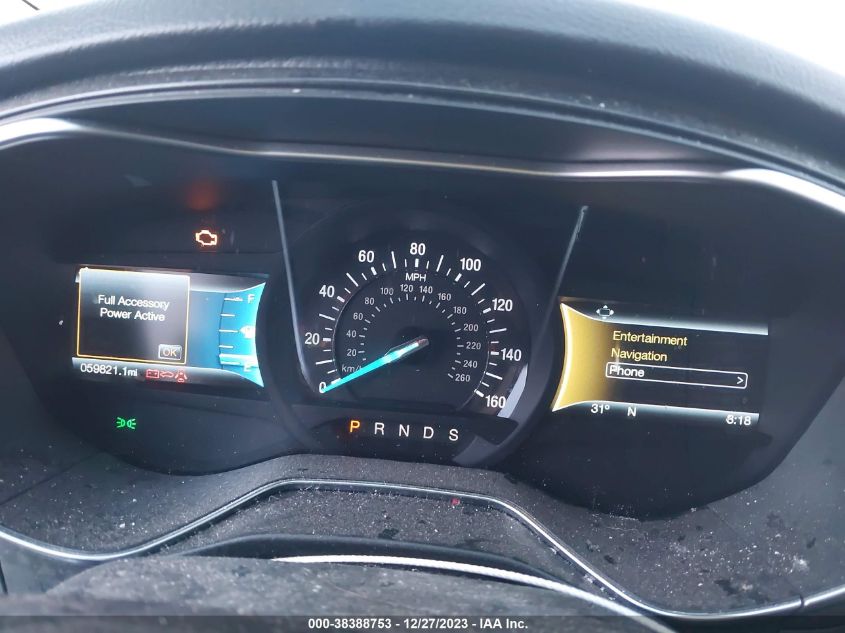 2018 FORD FUSION TITANIUM/PLATINUM - 3FA6P0D94JR205889