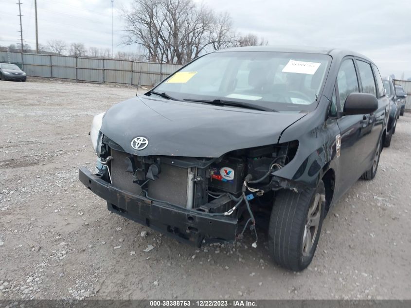 2013 TOYOTA SIENNA L V6 7 PASSENGER - 5TDZK3DC4DS294478