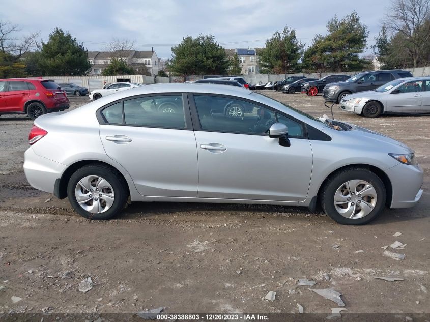 2015 HONDA CIVIC LX - 19XFB2F50FE286354