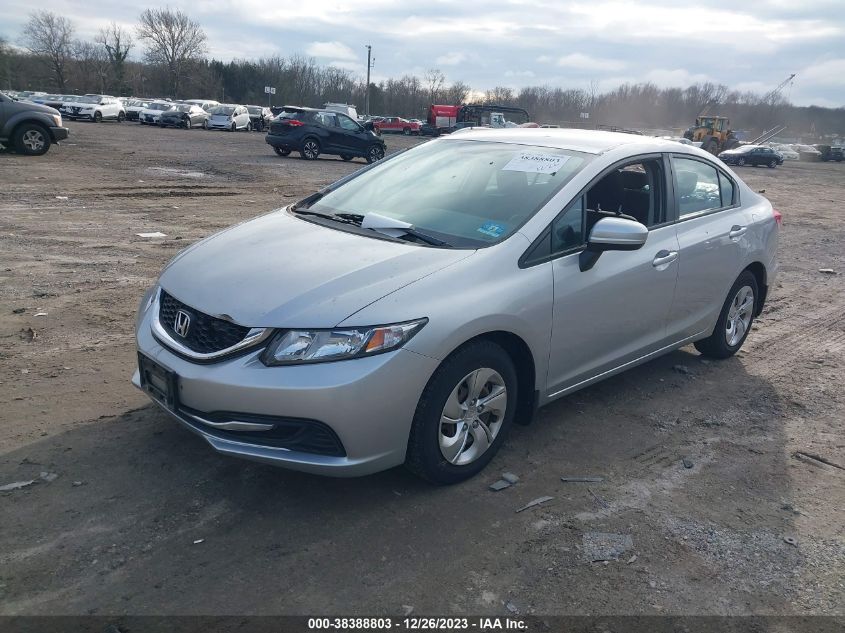 2015 HONDA CIVIC LX - 19XFB2F50FE286354