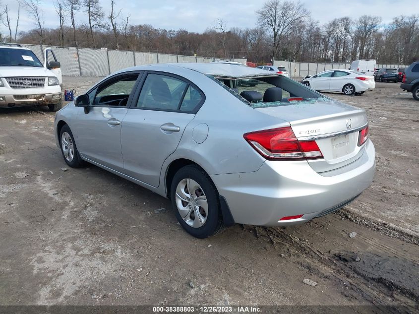 2015 HONDA CIVIC LX - 19XFB2F50FE286354