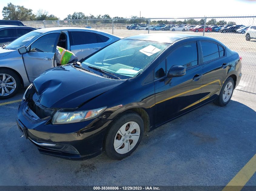 2013 HONDA CIVIC LX - 2HGFB2F58DH560595