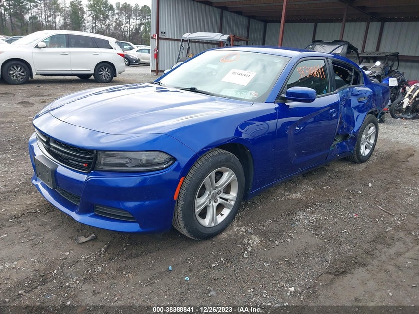 VIN 2C3CDXBG7KH657787 2019 DODGE CHARGER SXT RWD