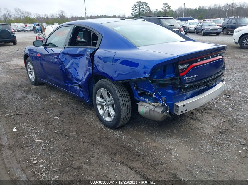 VIN 2C3CDXBG7KH657787 2019 DODGE CHARGER SXT RWD