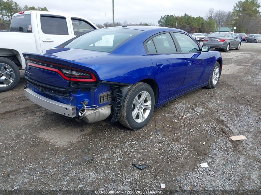 VIN 2C3CDXBG7KH657787 2019 DODGE CHARGER SXT RWD