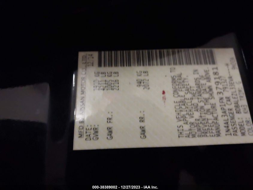 2015 NISSAN ALTIMA 2.5 S - 1N4AL3AP1FN379181