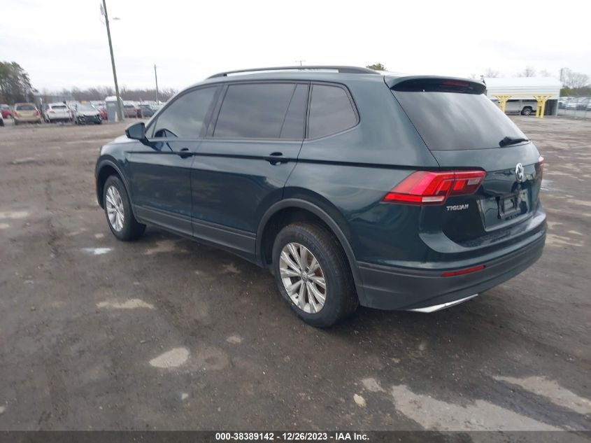 2019 VOLKSWAGEN TIGUAN 2.0T S - 3VV0B7AXXKM041669