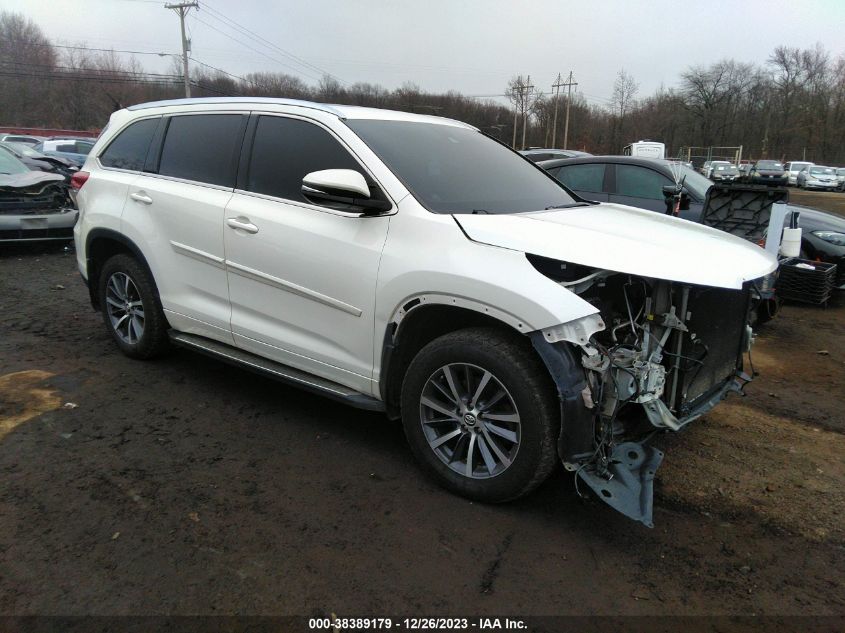 2017 TOYOTA HIGHLANDER XLE - 5TDJZRFH3HS430156