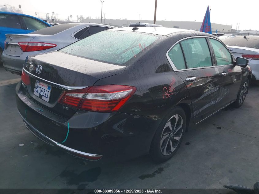2017 HONDA ACCORD EXL - 1HGCR3F80HA022072