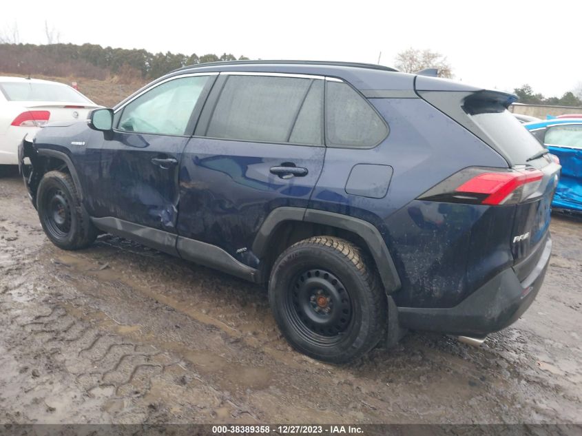 2021 TOYOTA RAV4 HYBRID XLE - 2T3RWRFV8MW120031