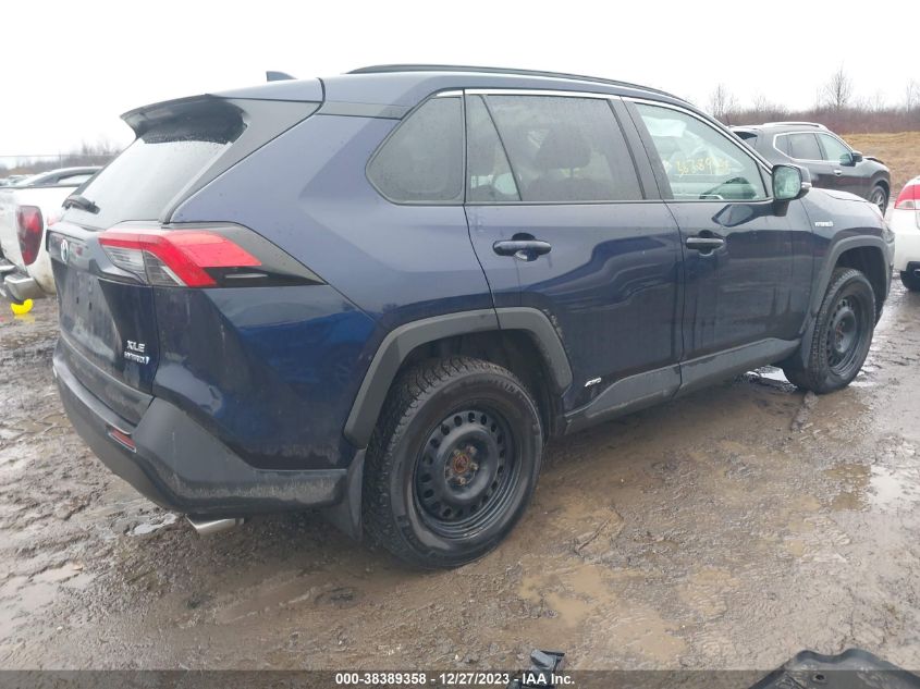 2021 TOYOTA RAV4 HYBRID XLE - 2T3RWRFV8MW120031