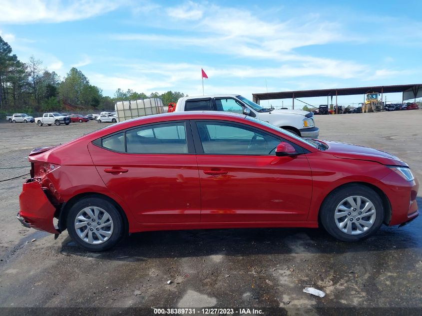 2019 HYUNDAI ELANTRA SE - KMHD74LF0KU805119