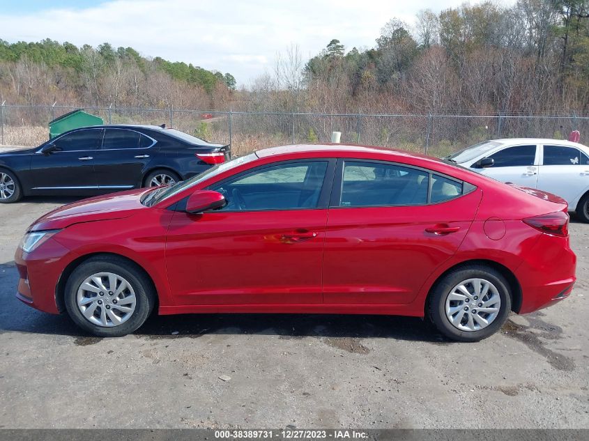 2019 HYUNDAI ELANTRA SE - KMHD74LF0KU805119