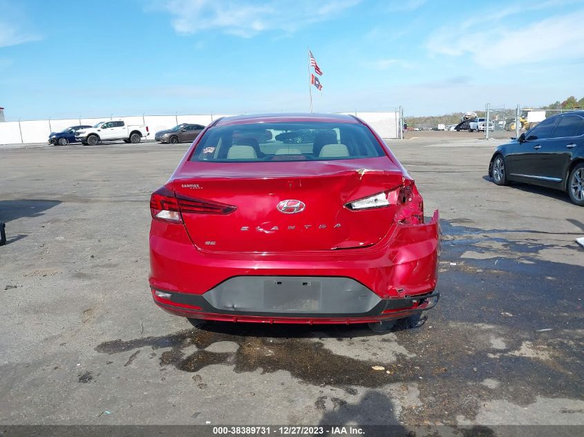 2019 HYUNDAI ELANTRA SE - KMHD74LF0KU805119