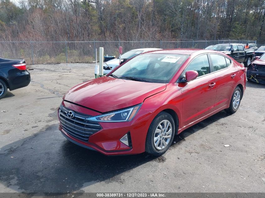 2019 HYUNDAI ELANTRA SE - KMHD74LF0KU805119