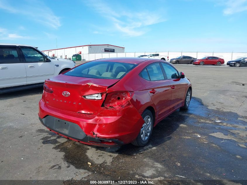 2019 HYUNDAI ELANTRA SE - KMHD74LF0KU805119