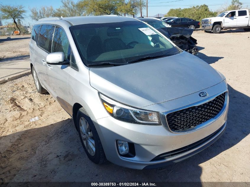2016 KIA SEDONA LX - KNDMC5C12G6157711