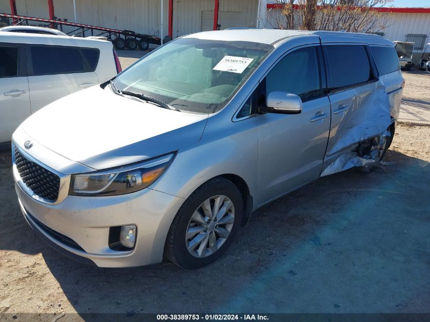 2016 KIA SEDONA LX - KNDMC5C12G6157711