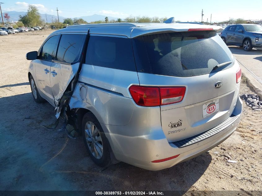 2016 KIA SEDONA LX - KNDMC5C12G6157711