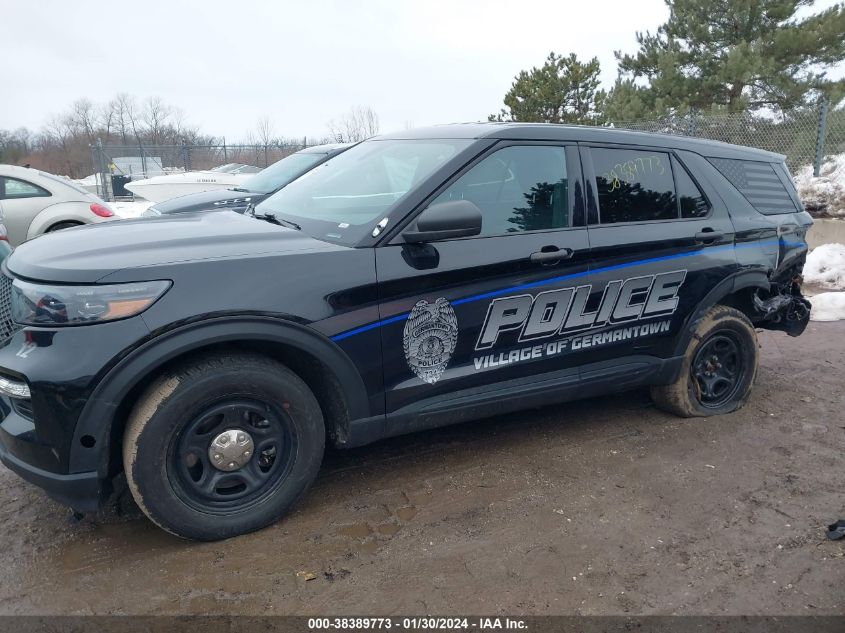 2021 FORD POLICE INTERCEPTOR UTILITY - 1FM5K8AB2MGB24455