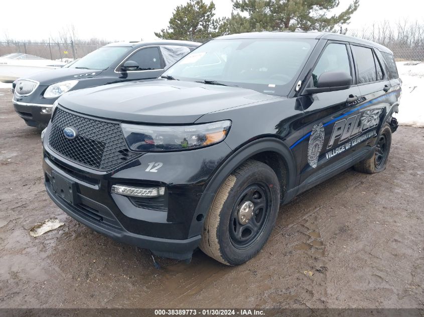 2021 FORD POLICE INTERCEPTOR UTILITY - 1FM5K8AB2MGB24455