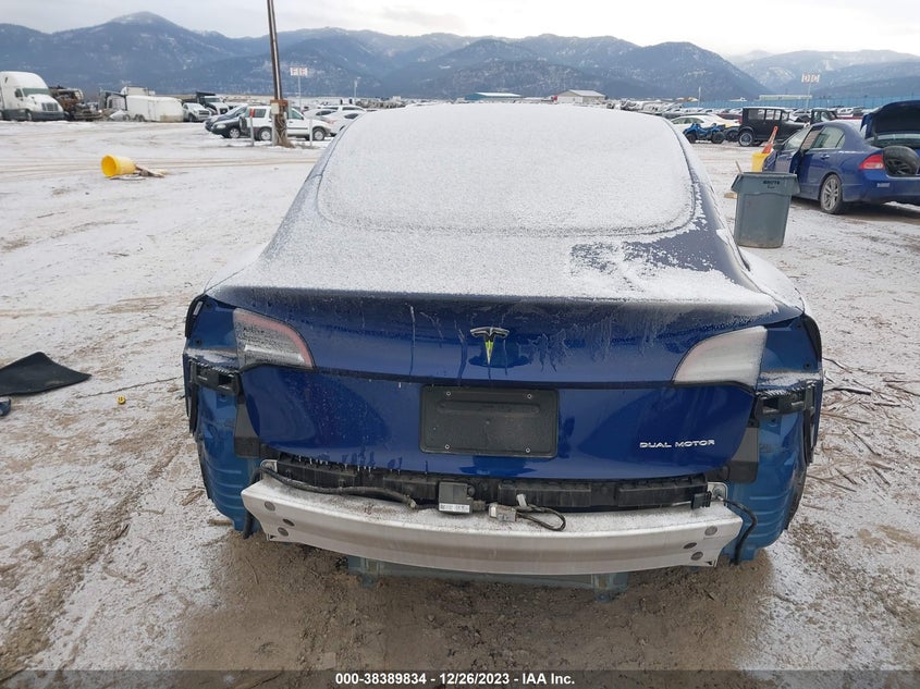 VIN 5YJ3E1EB9KF392138 2019 TESLA MODEL 3